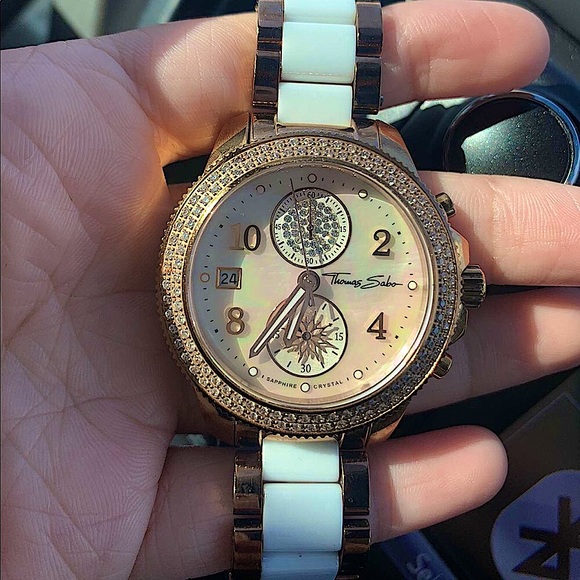 Thomas Sabo Women's Glam Chrono Rose Gold White. - Picture 2 of 6